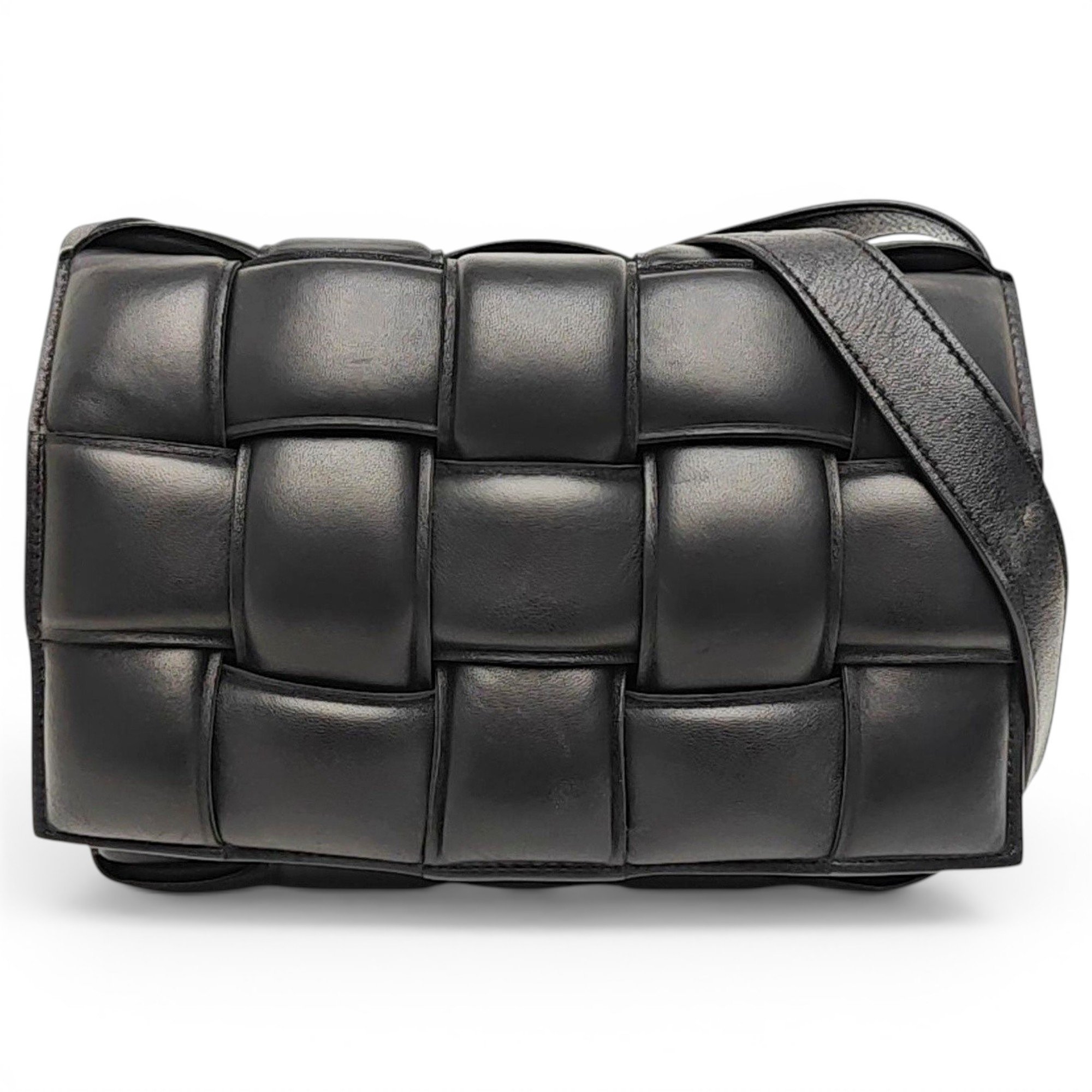 Brick Cassette leather handbag