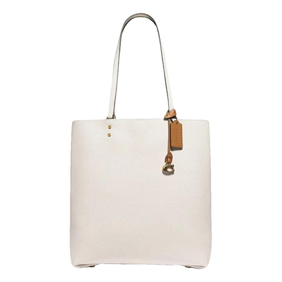 Leather tote