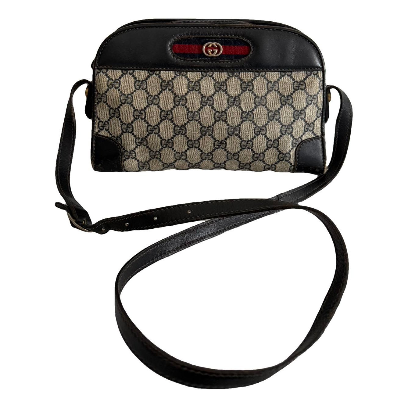 Leather clutch bag