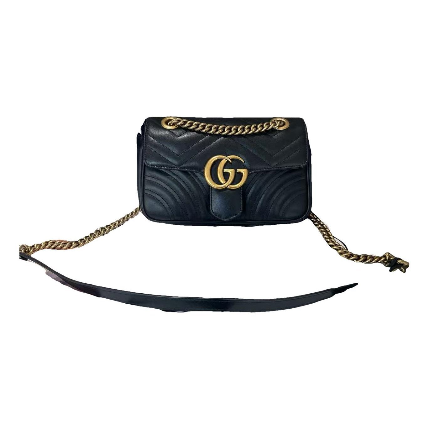 GG Marmont Flap leather handbag