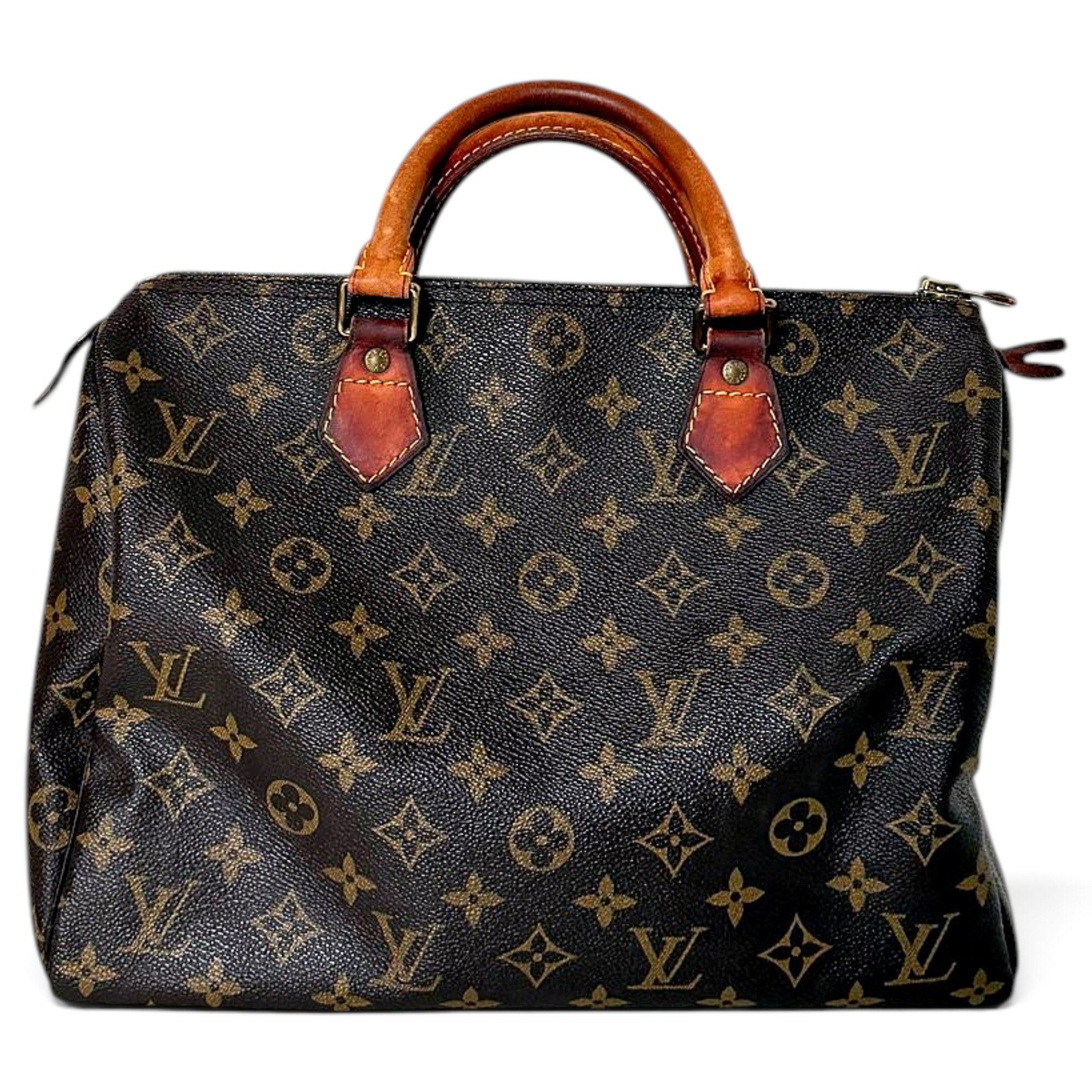 Speedy leather handbag
