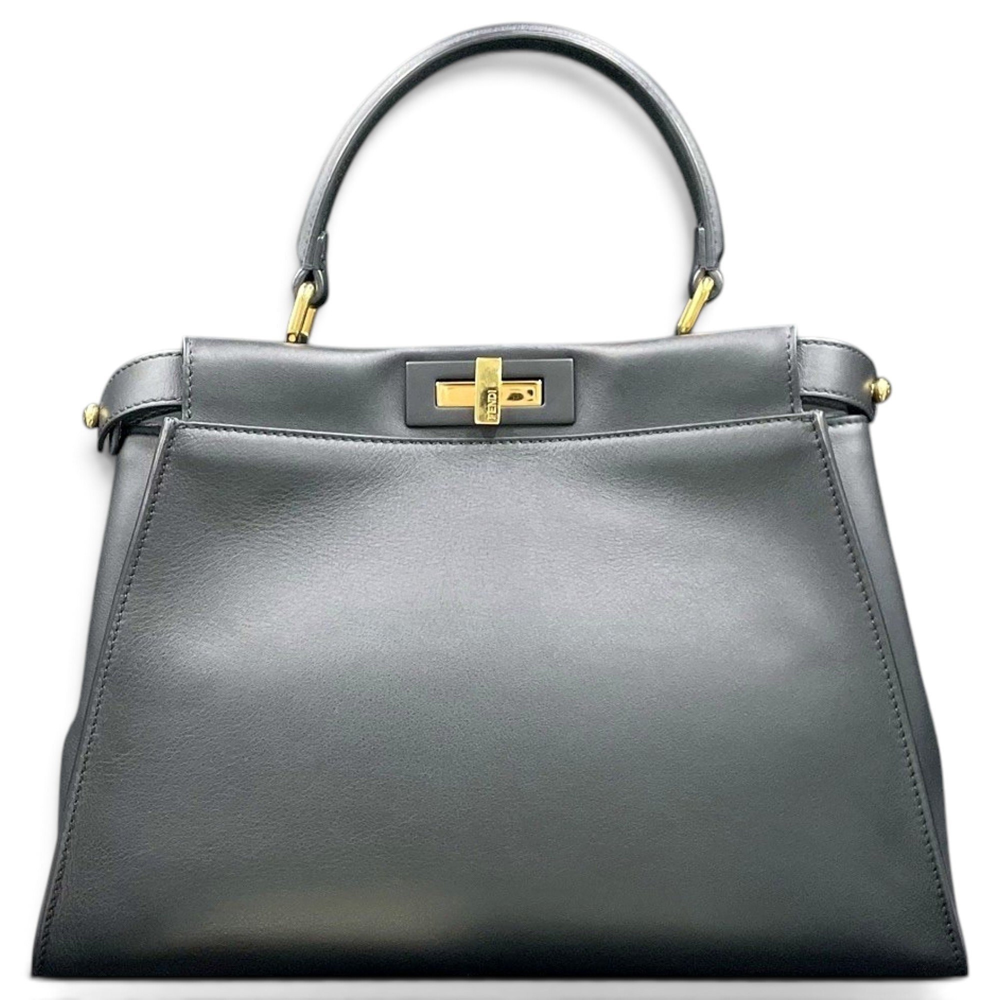 Peekaboo leather handbag
