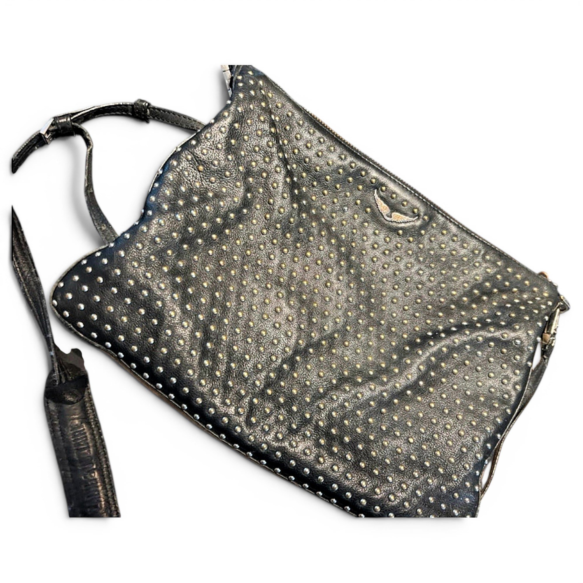 Leather crossbody bag