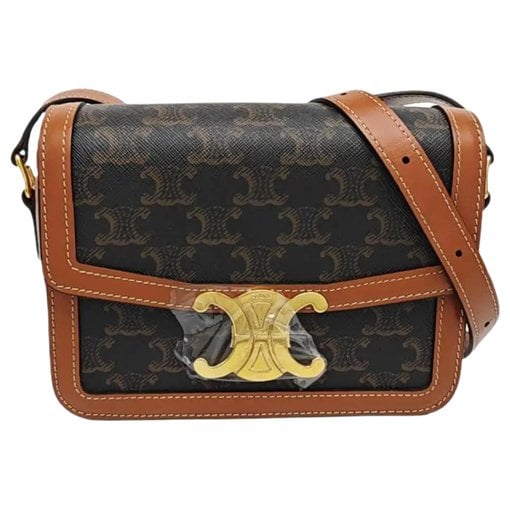 Triomphe leather handbag