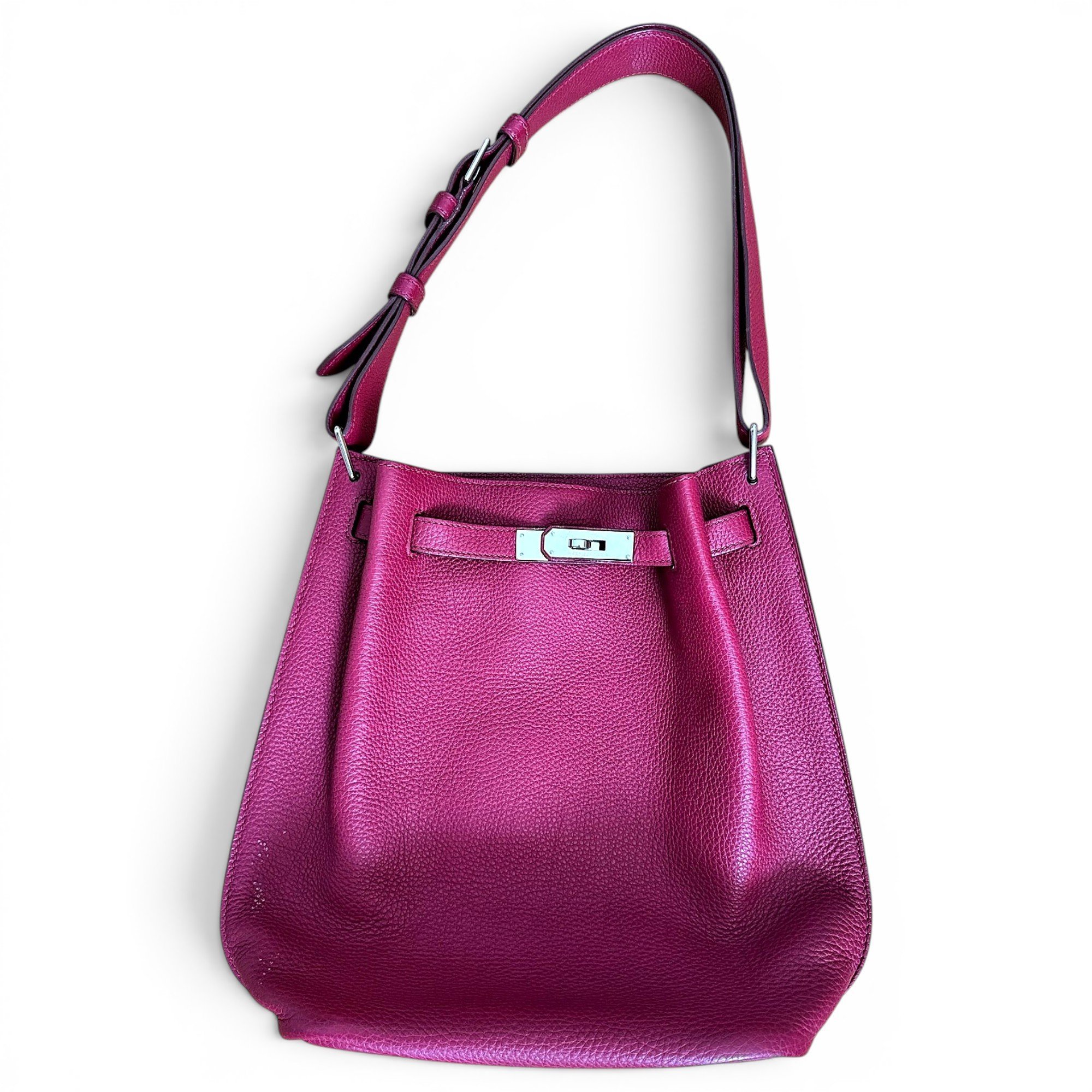 So Kelly leather handbag