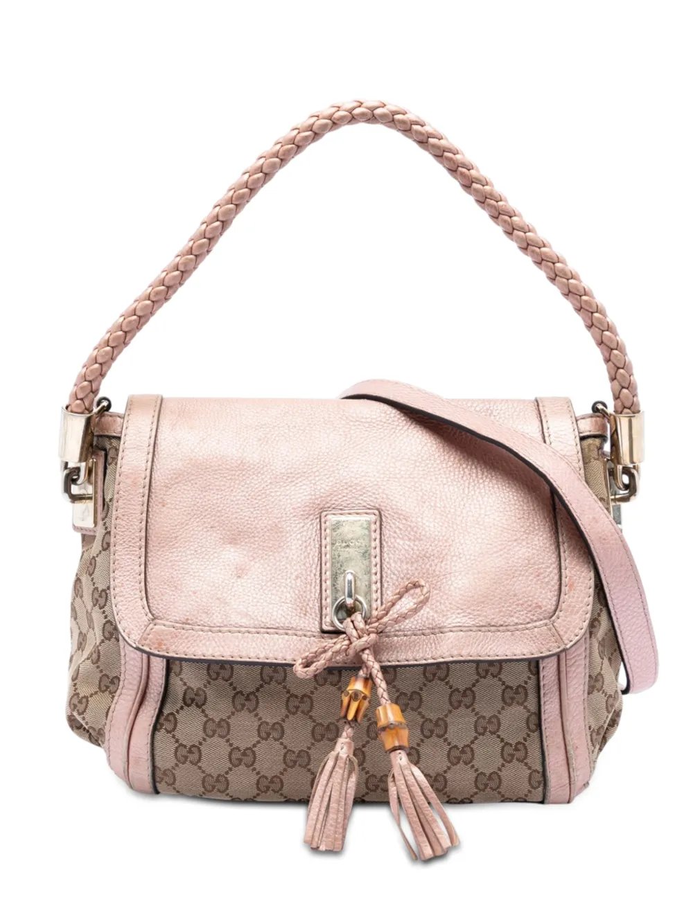 2000-2015 GG Canvas Bella Flap satchel