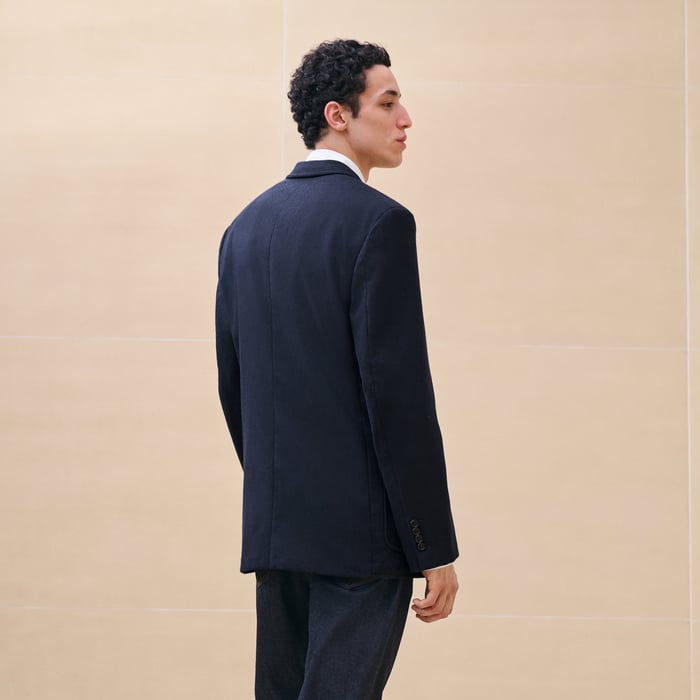 Marine Stadium Relax Jacket With Leather Pocket
