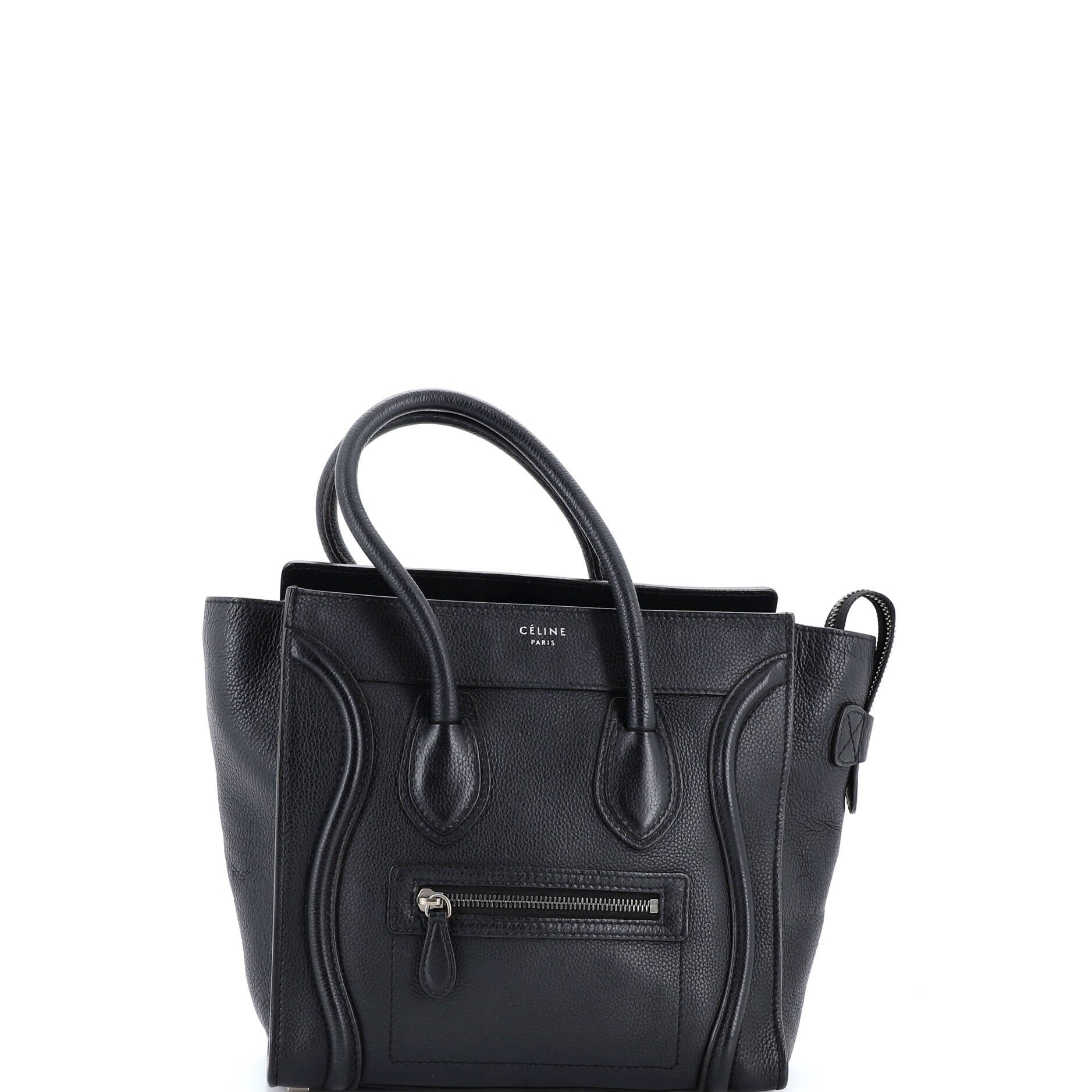 Celine Luggage Bag Grainy Leather Micro