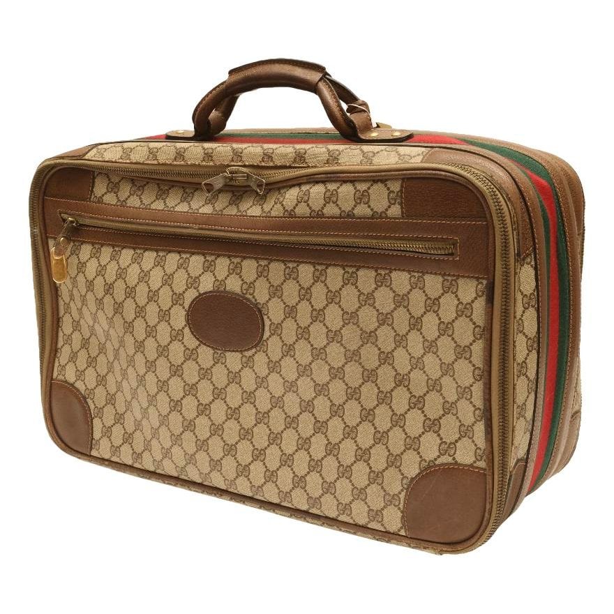 Leather travel bag