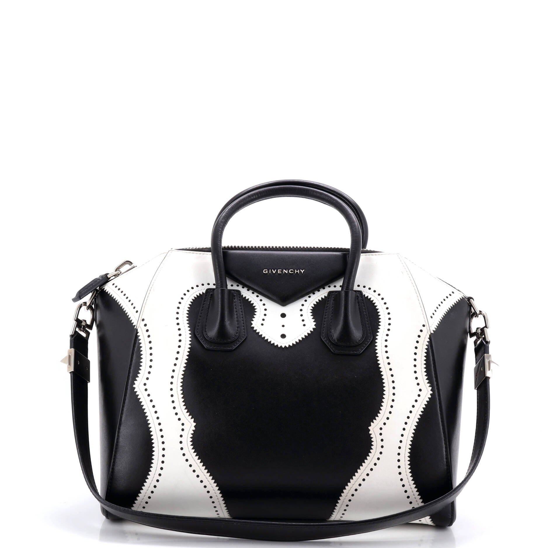 Givenchy Bicolor Brogues Antigona Bag Leather Medium