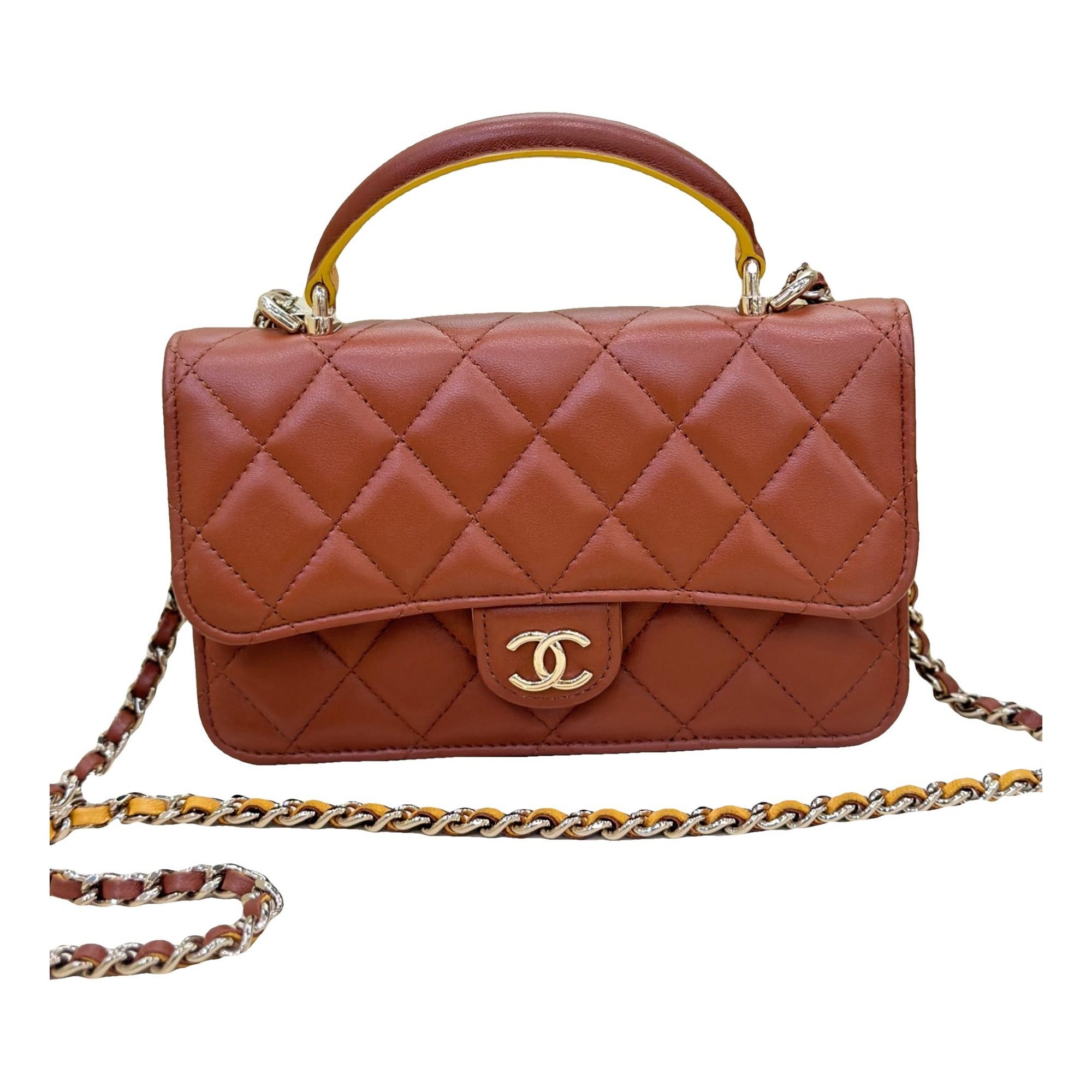 Wallet On Chain Timeless/Classique leather crossbody bag