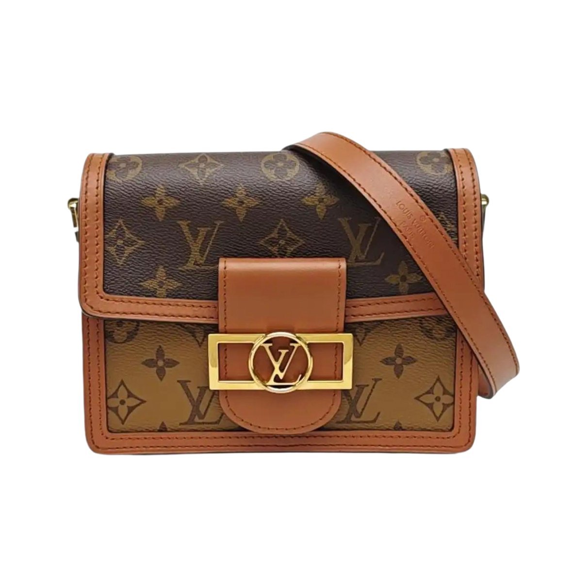 Dauphine leather handbag