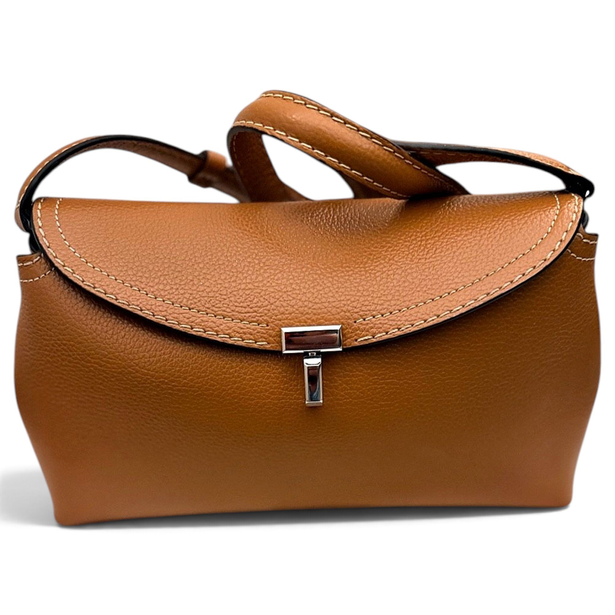 T-Lock leather crossbody bag