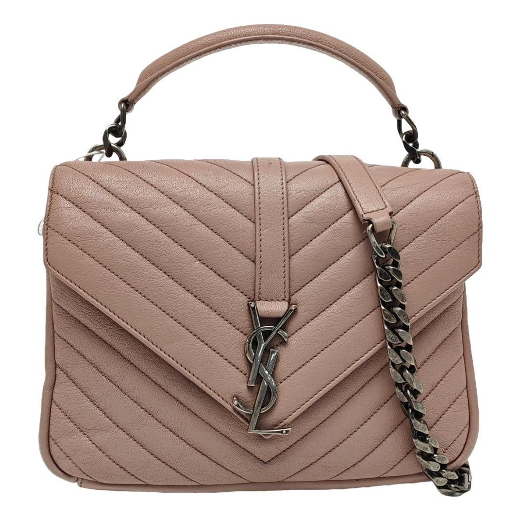Collége monogramme leather handbag