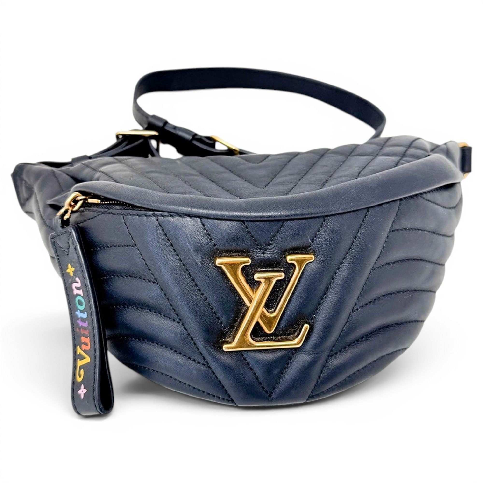 New Wave leather handbag