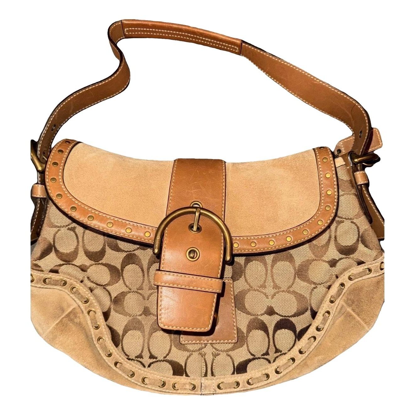 Signature Sufflette leather handbag