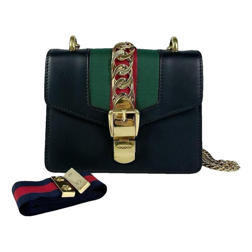 Sylvie Flap Chain leather handbag