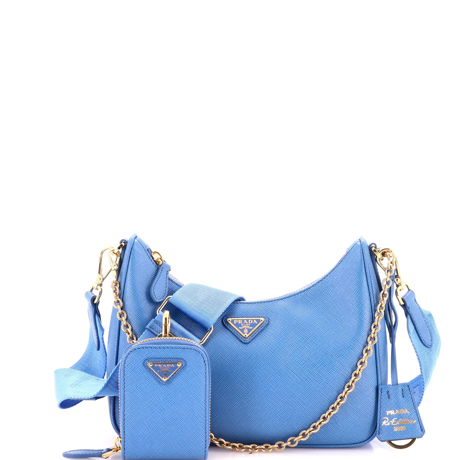 Re-Edition 2005 Shoulder Bag Saffiano Leather Small