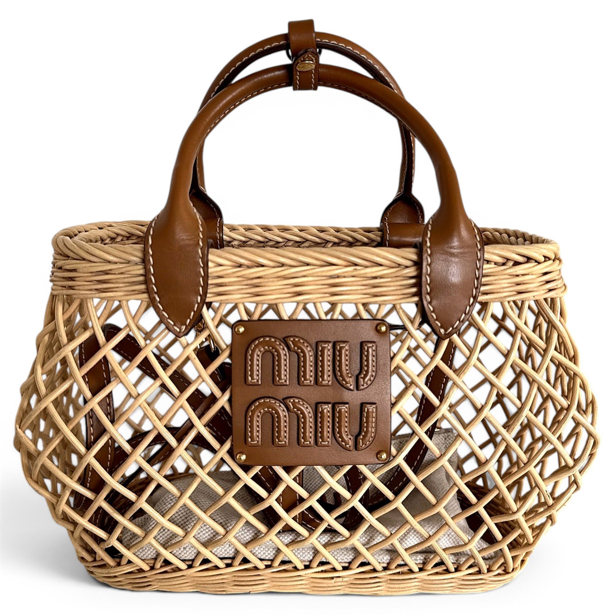 Leather handbag