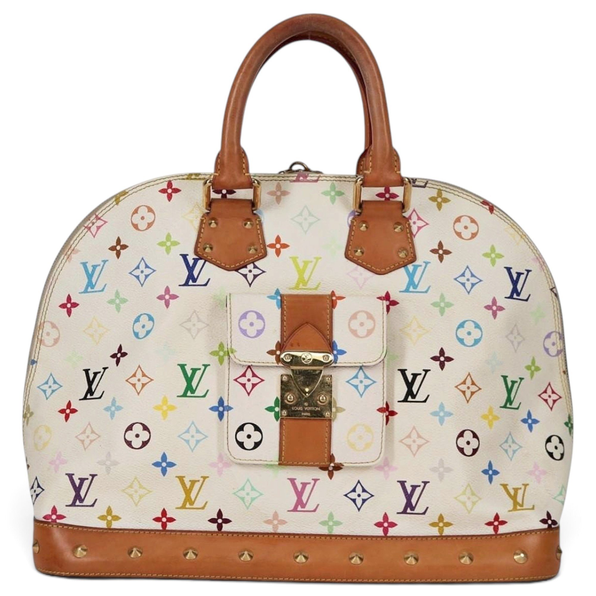 Alma leather handbag
