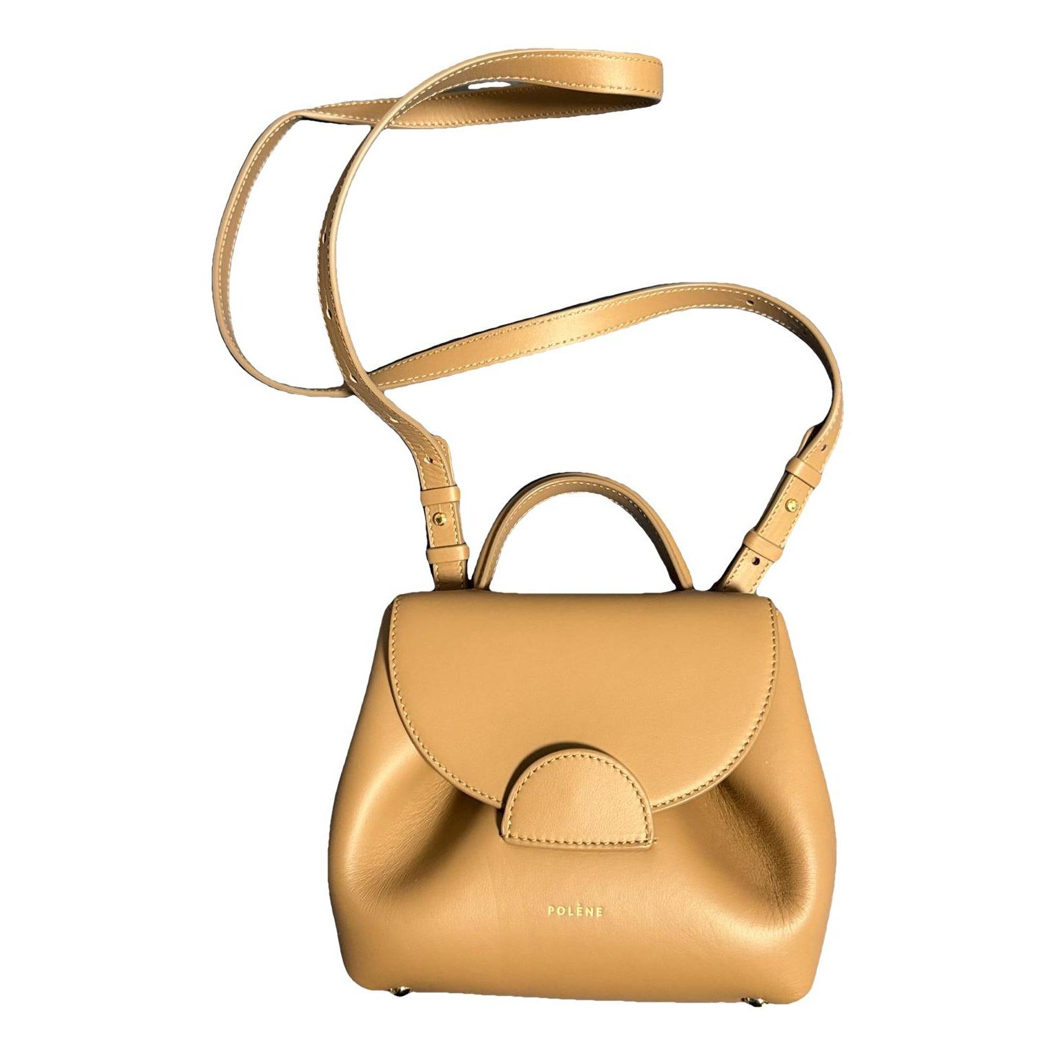 Polene Numéro un nano leather crossbody bag