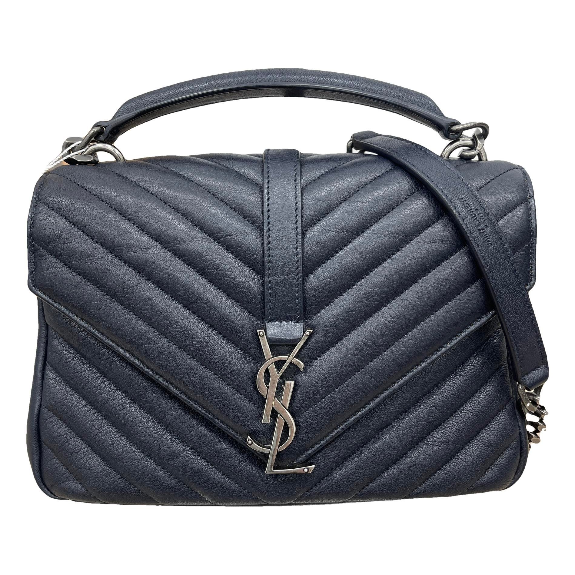Collége monogramme leather handbag
