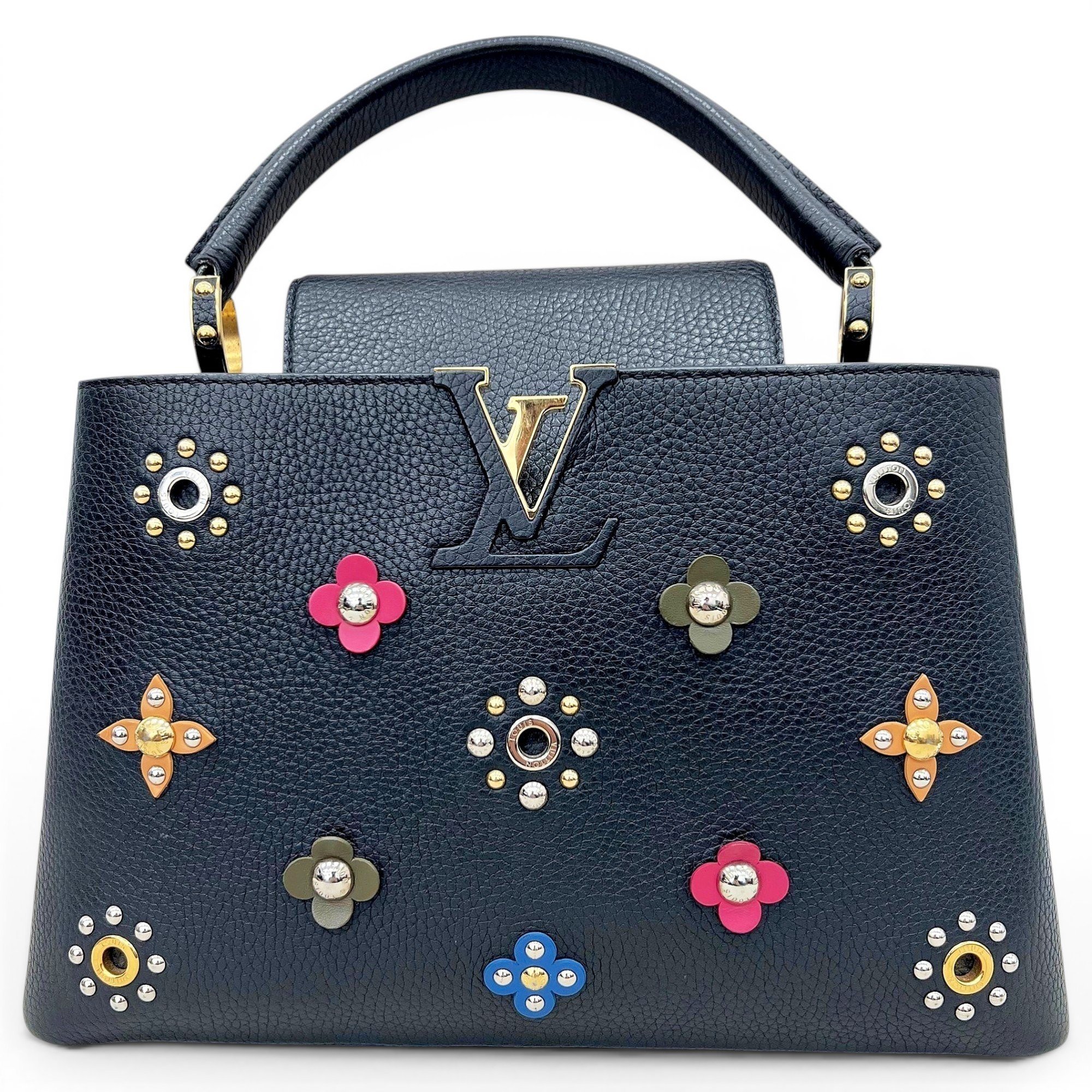 Capucines leather handbag