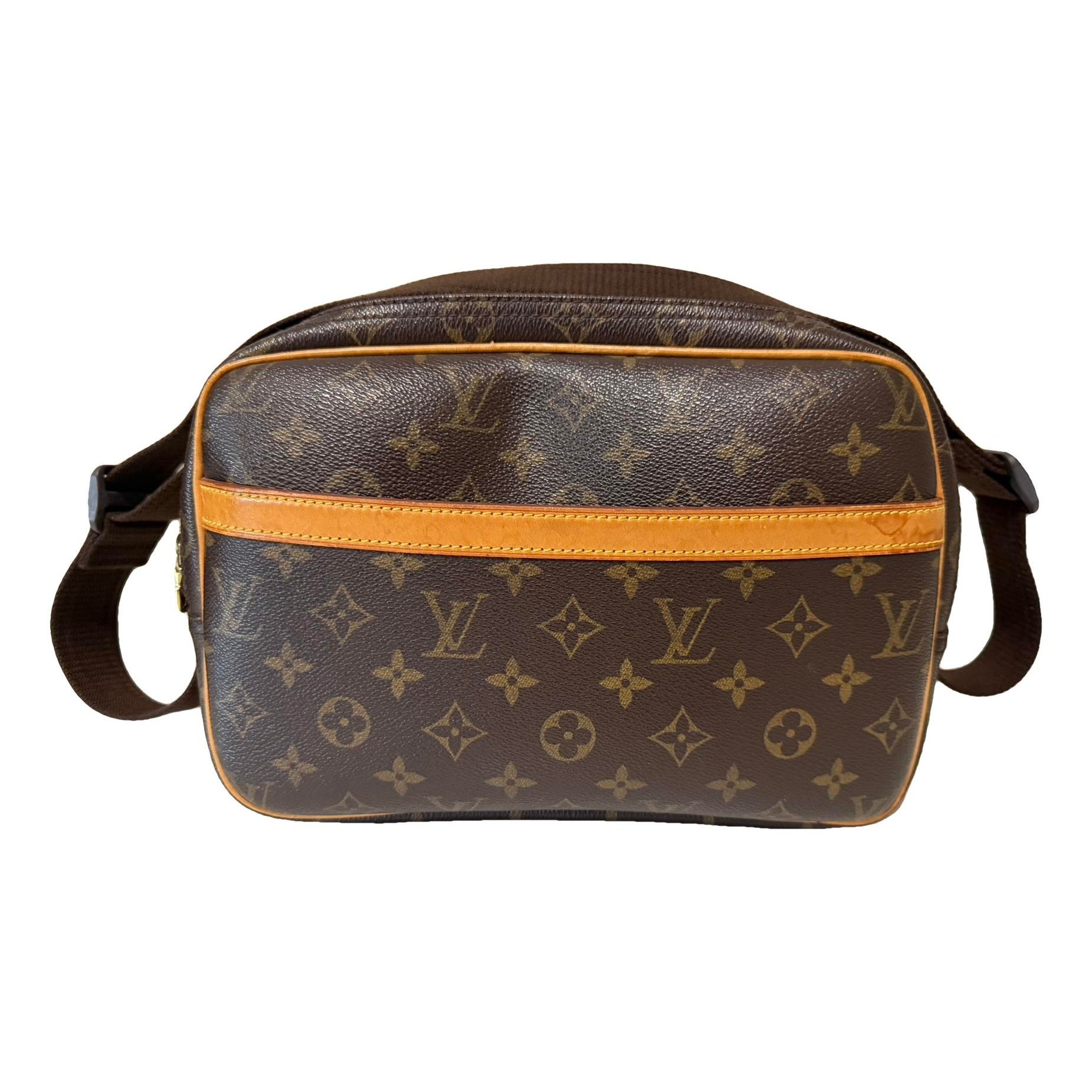 Reporter leather crossbody bag