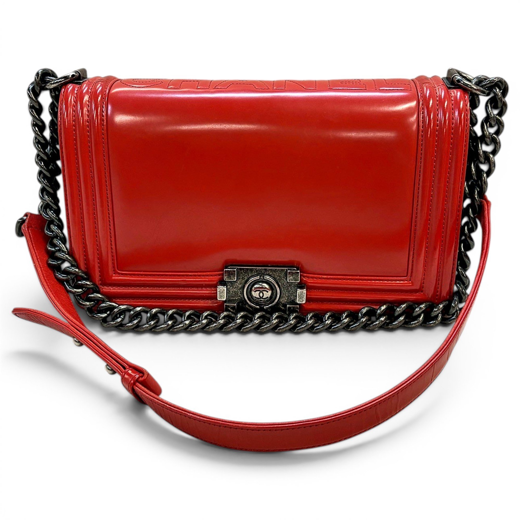 Boy leather handbag