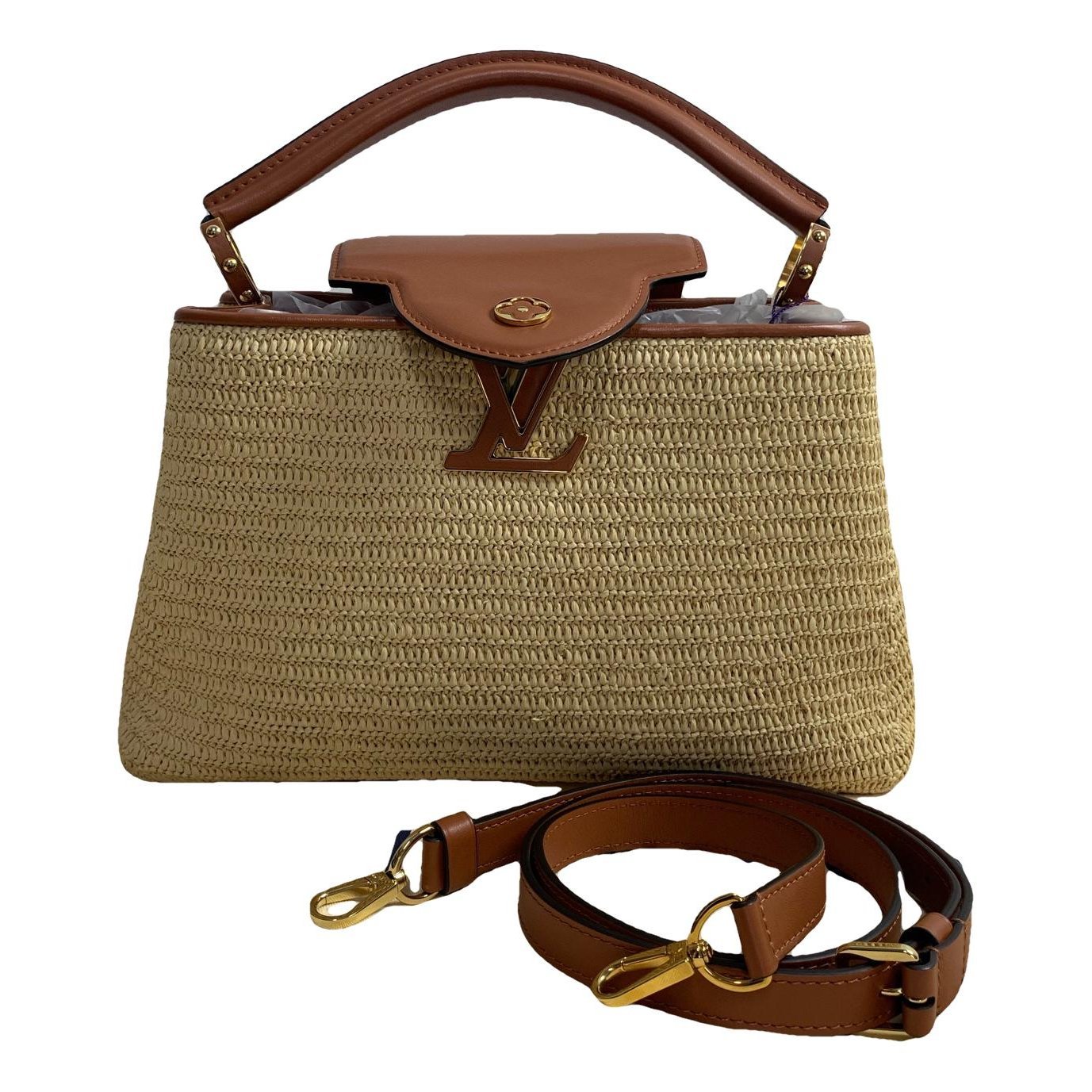 Capucines leather handbag