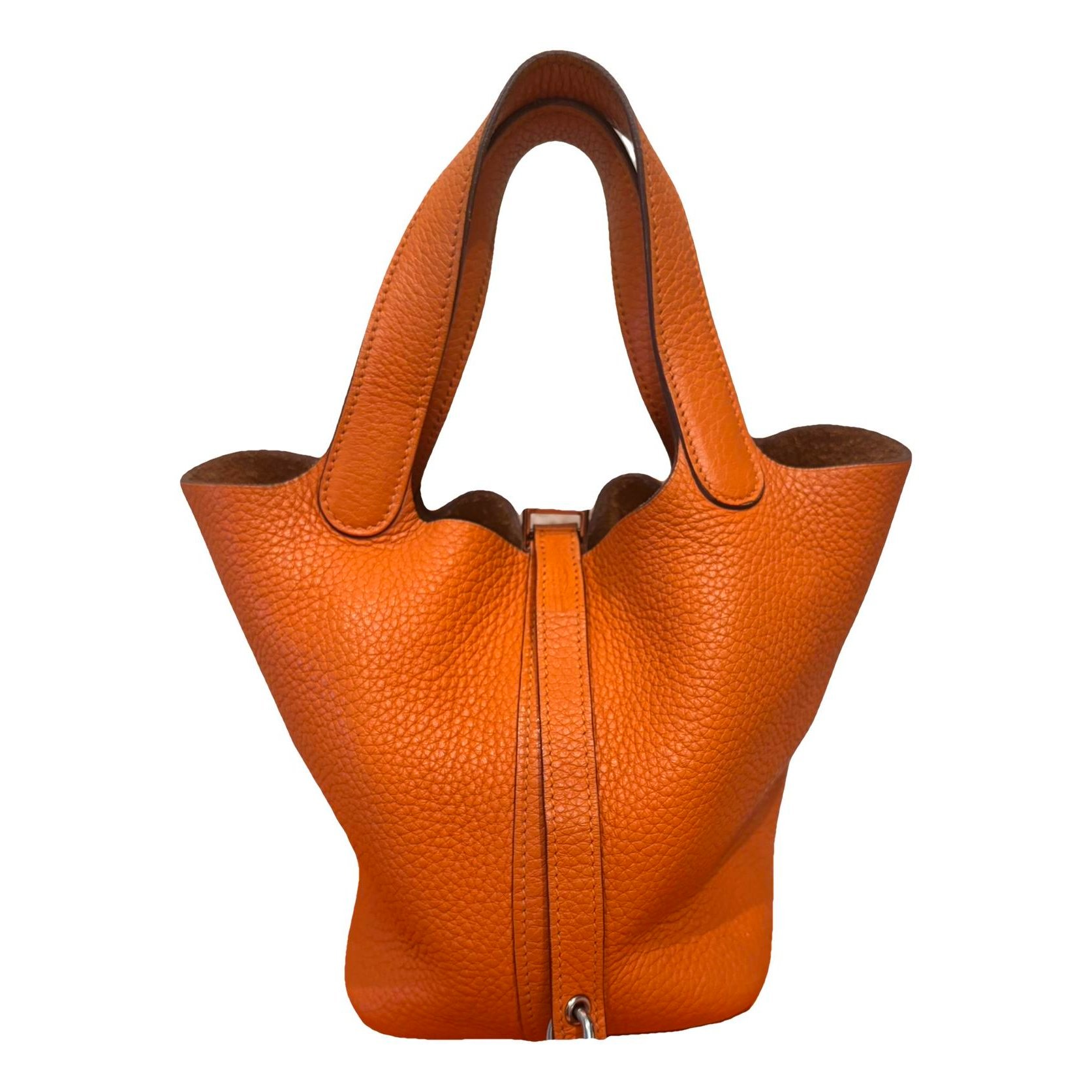 Picotin leather handbag