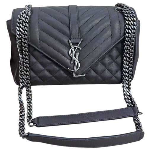 Collége monogramme leather handbag