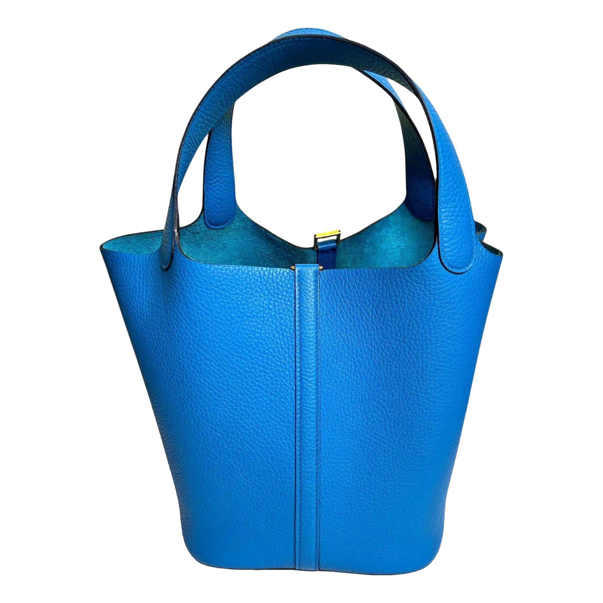 Picotin leather handbag