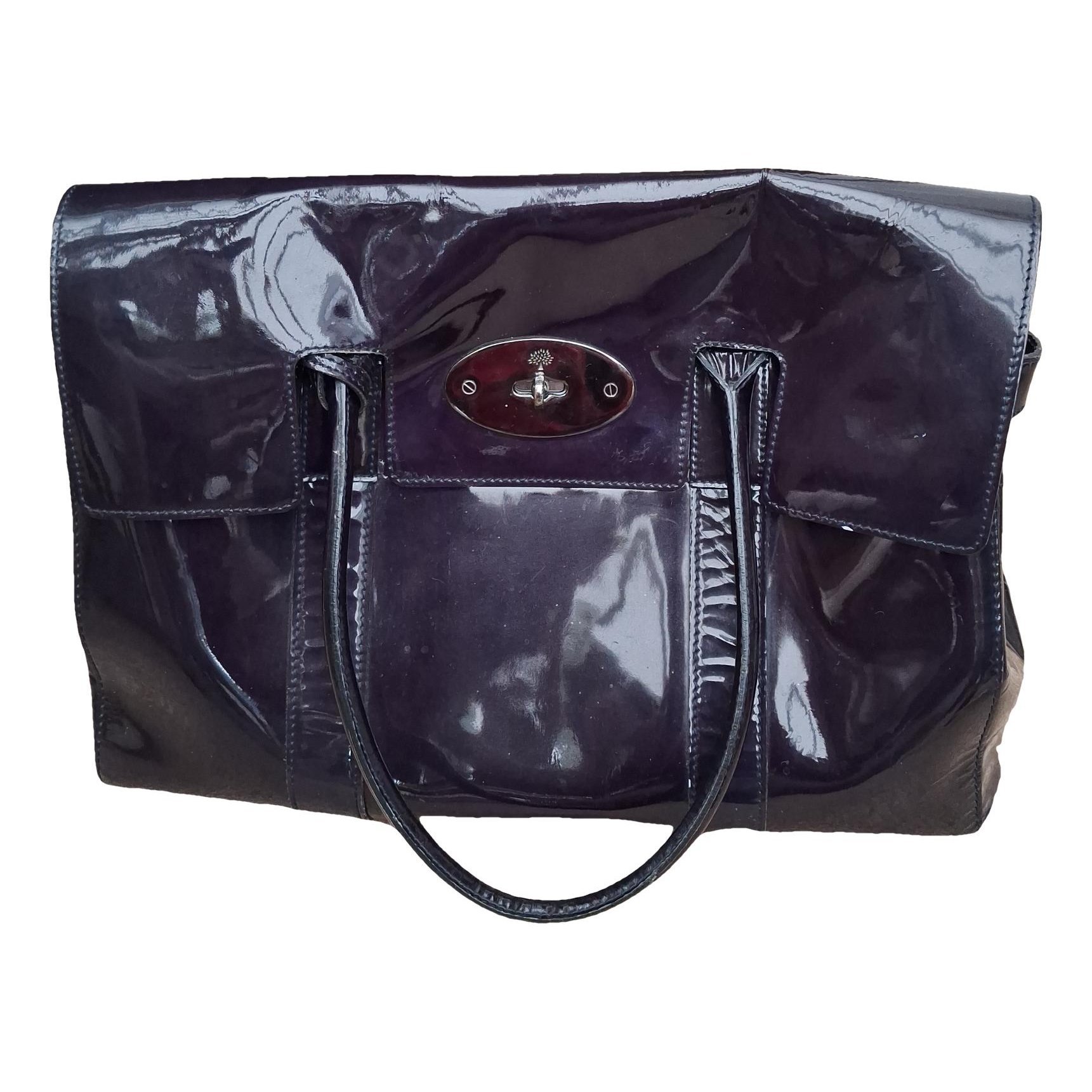 Mulberry Bayswater patent leather handbag