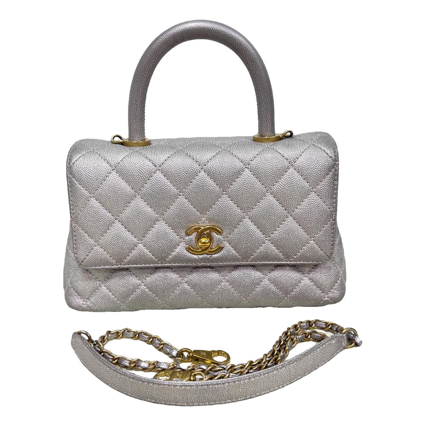Coco Handle leather handbag