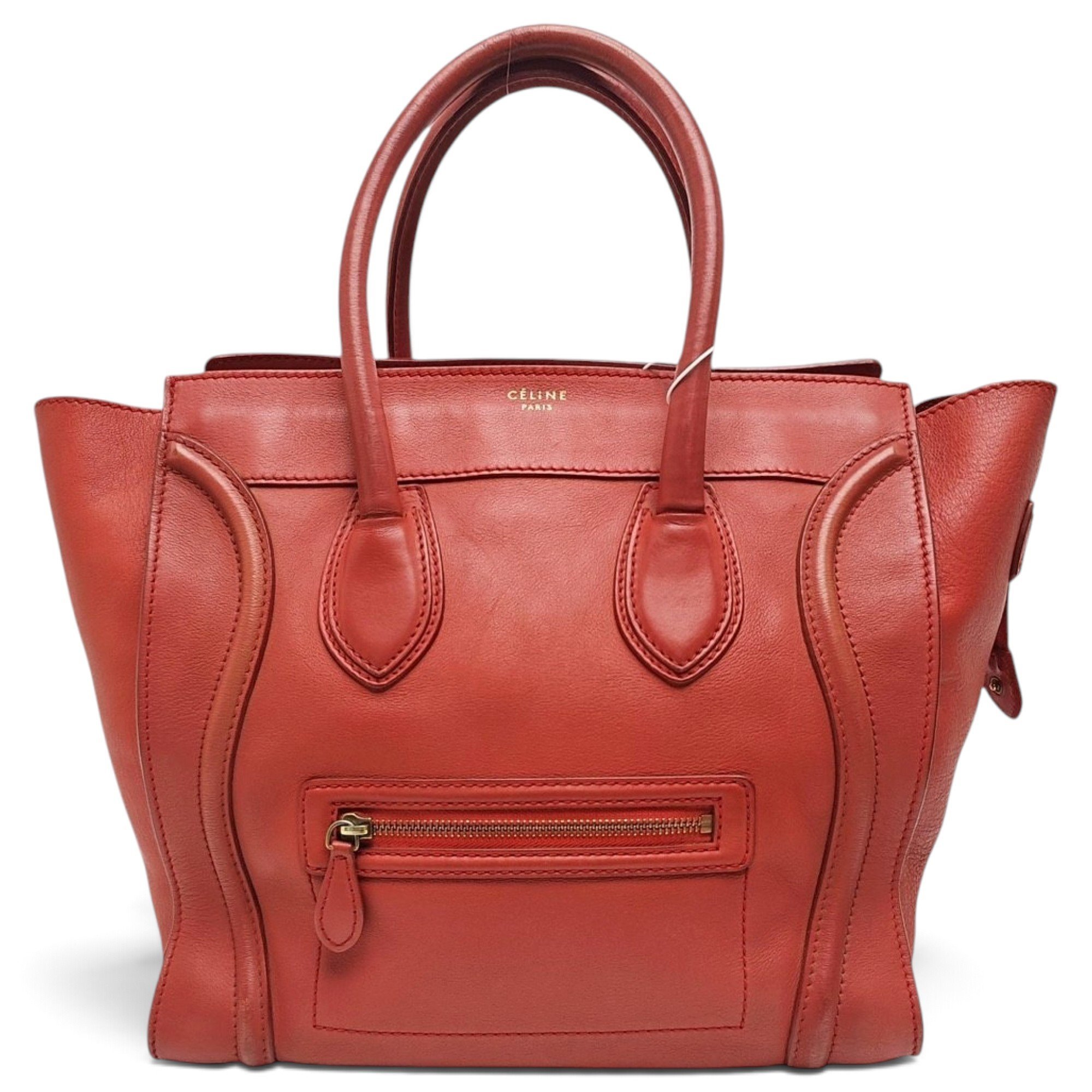 Luggage leather handbag