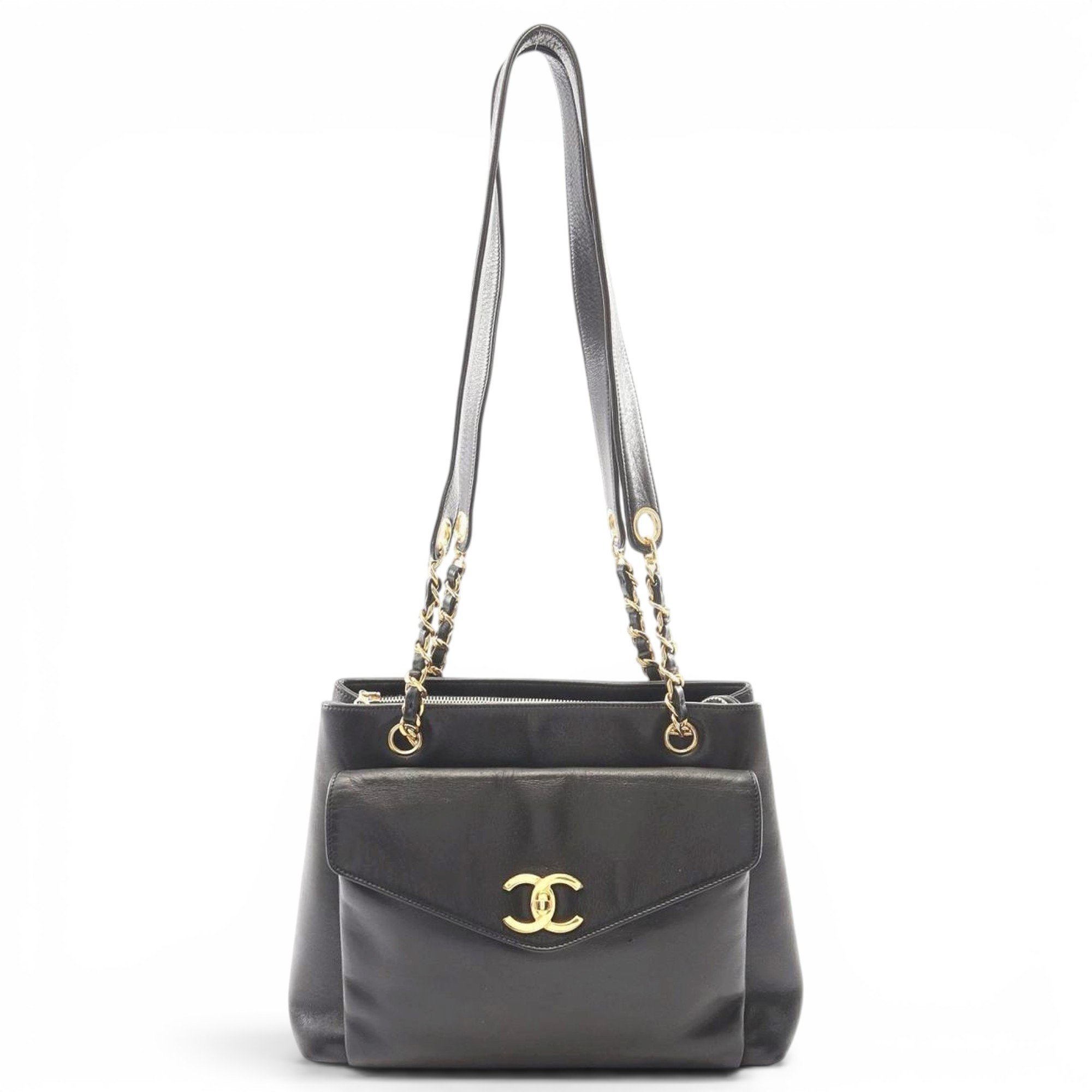 Leather tote