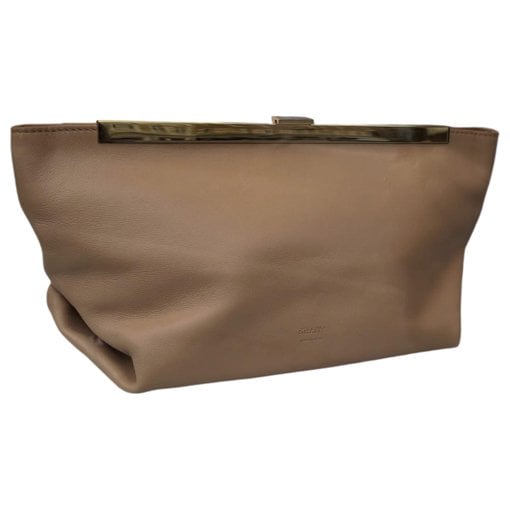 Adeline leather clutch bag