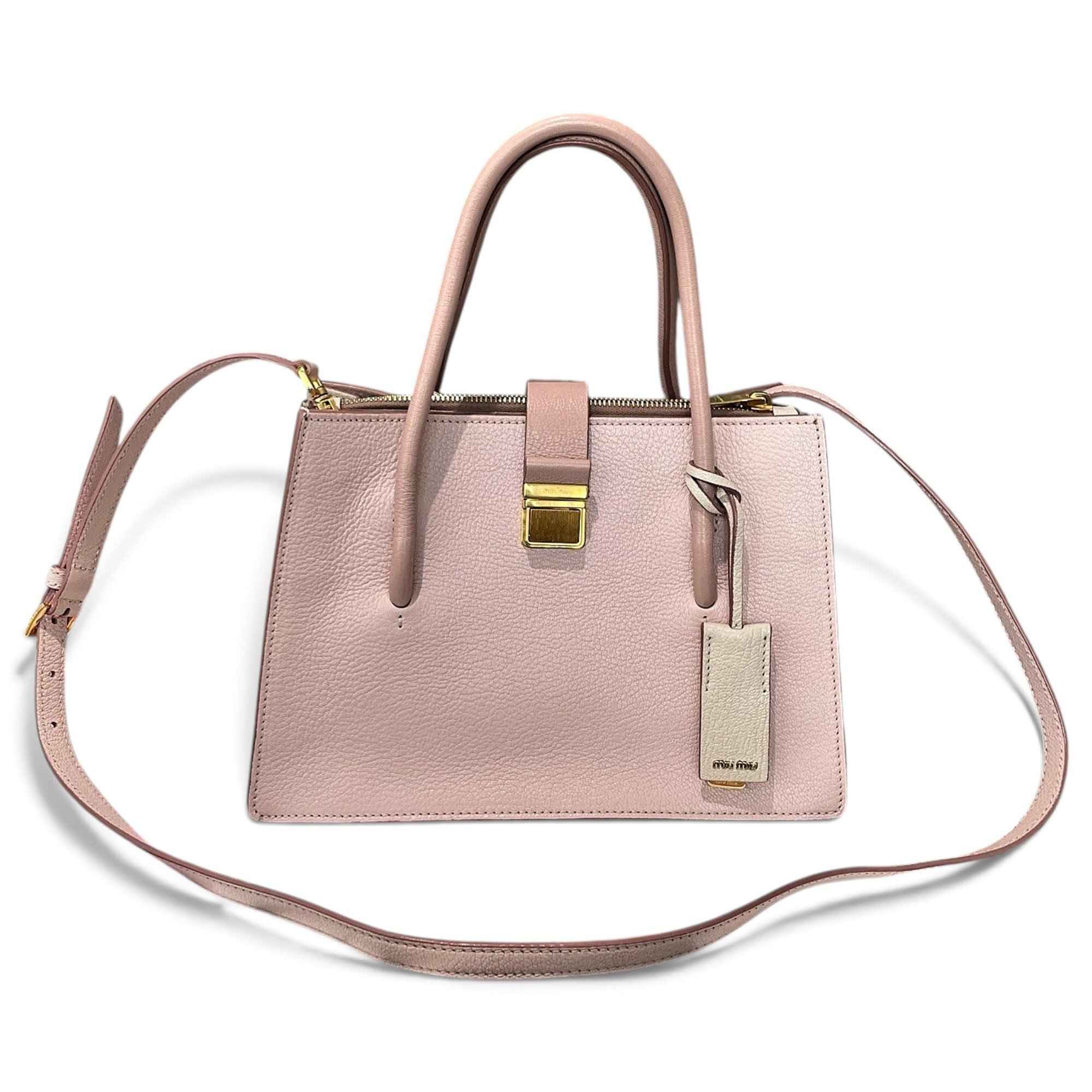 Madras leather handbag