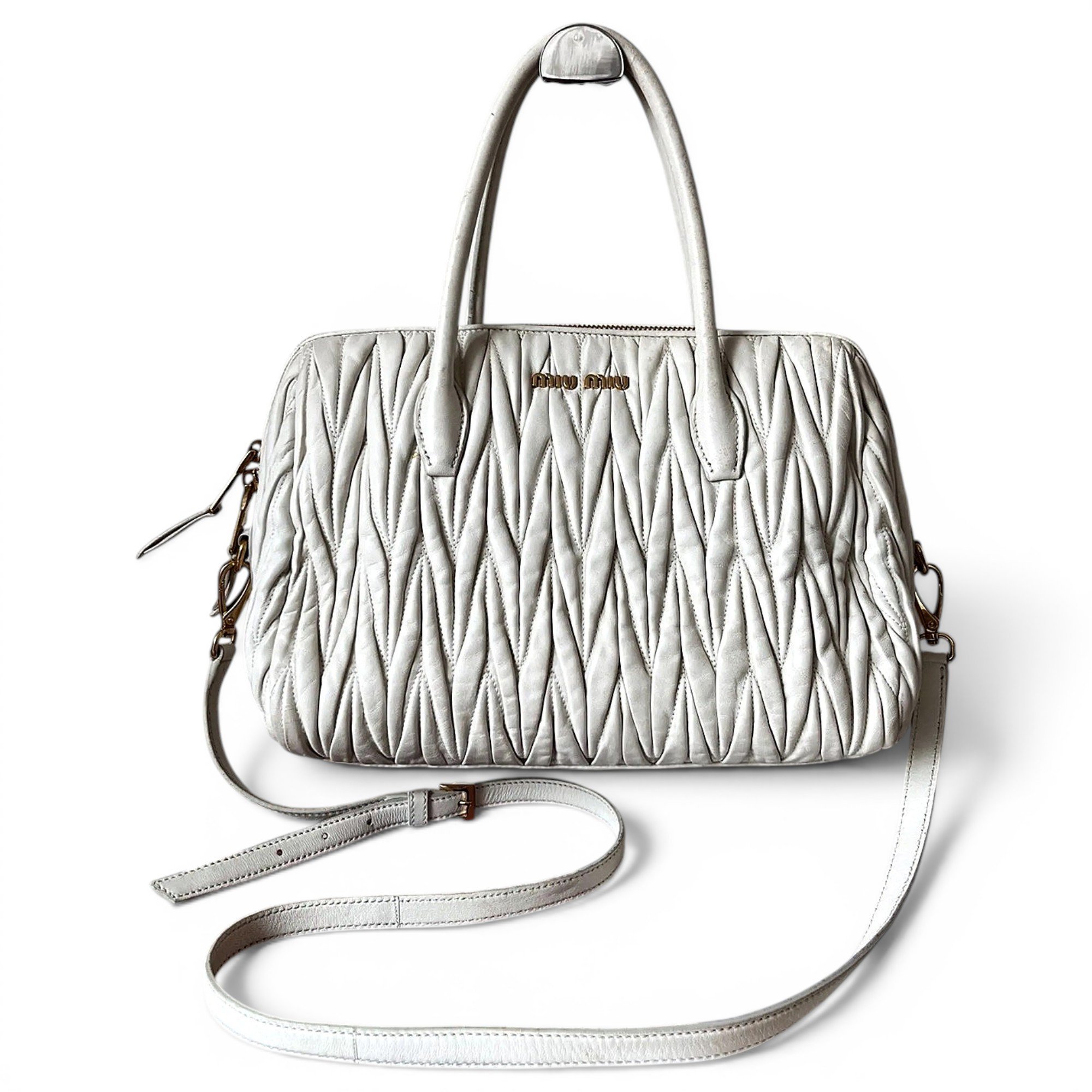 Leather crossbody bag