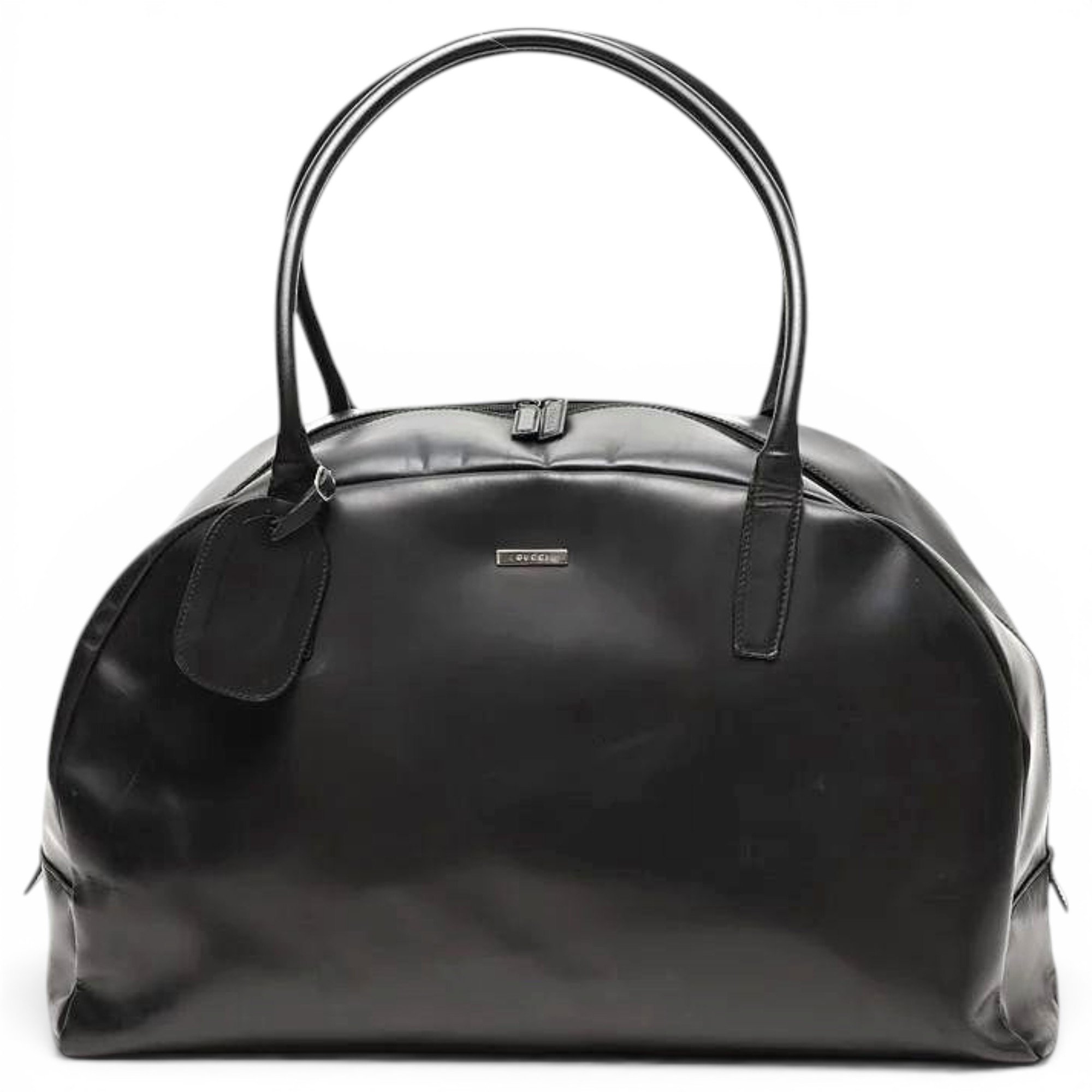 Leather travel bag