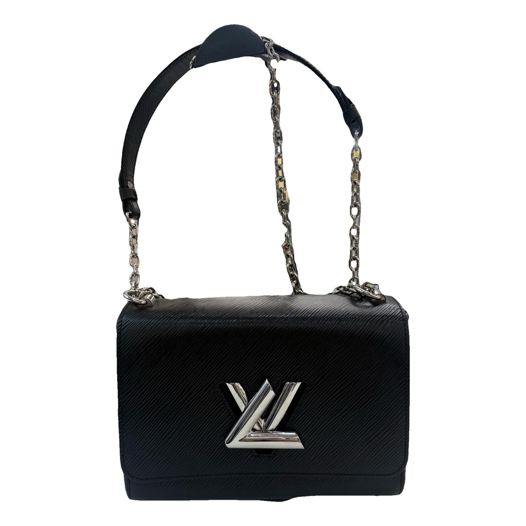 Twist leather handbag