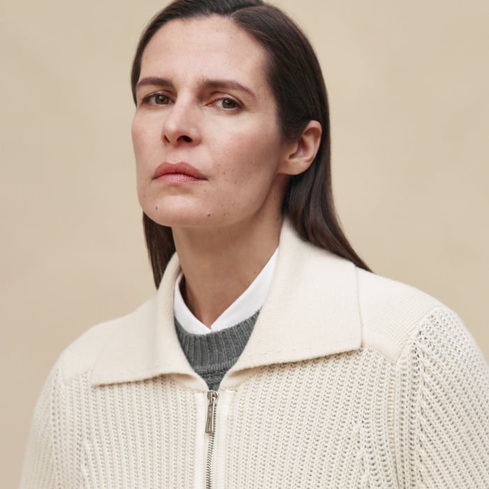 Blanc Naturel Long-sleeve Jacket