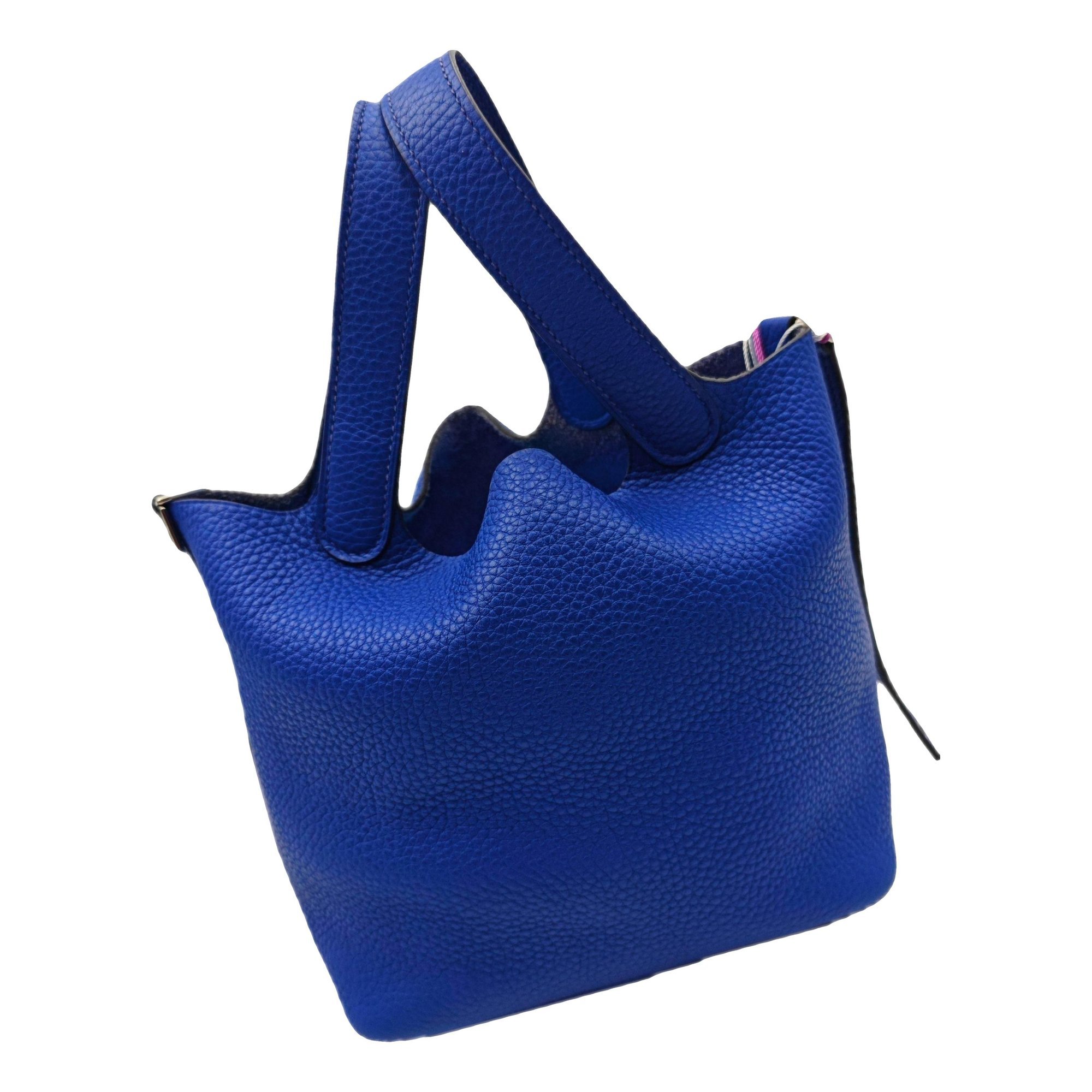 Picotin leather handbag