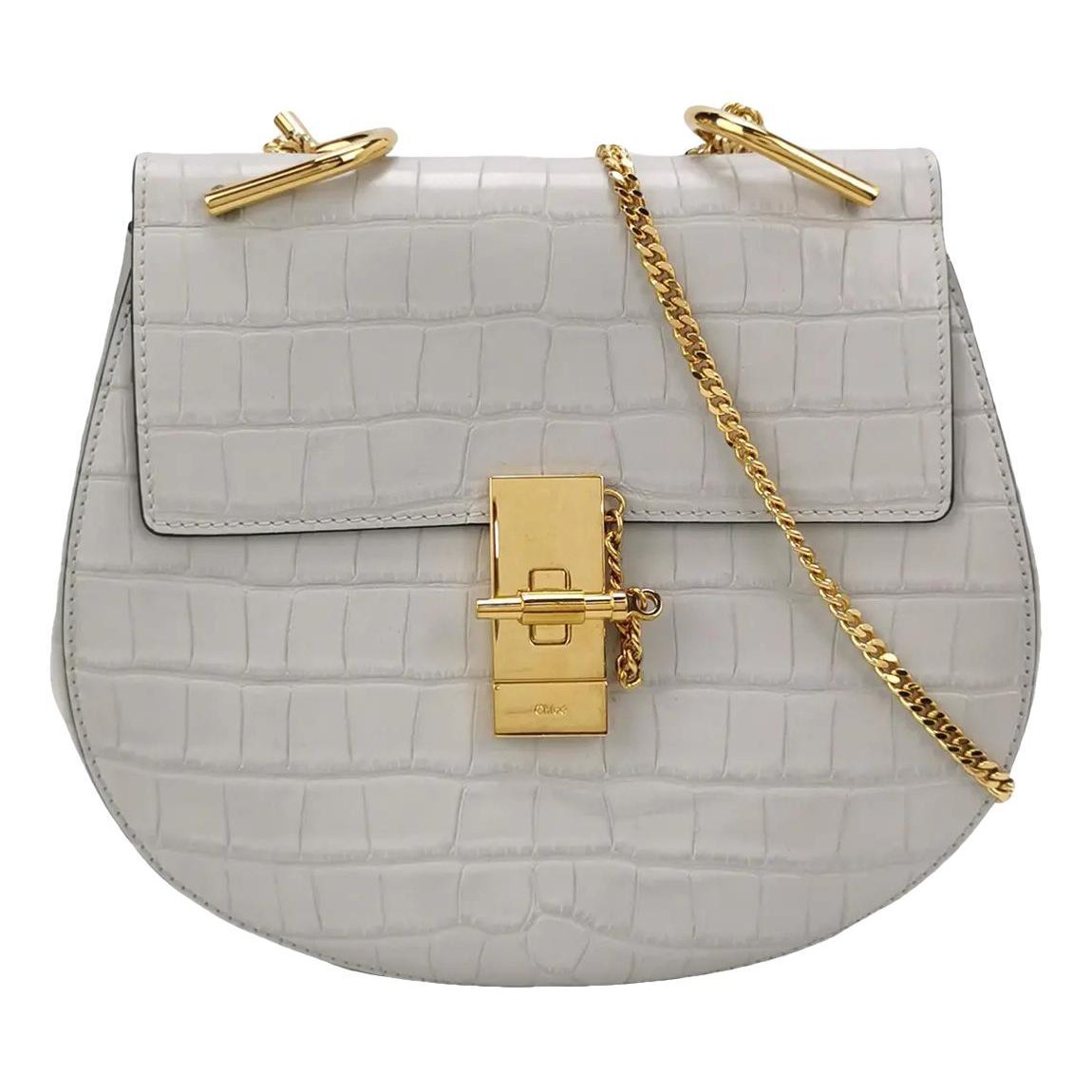 Drew leather crossbody bag