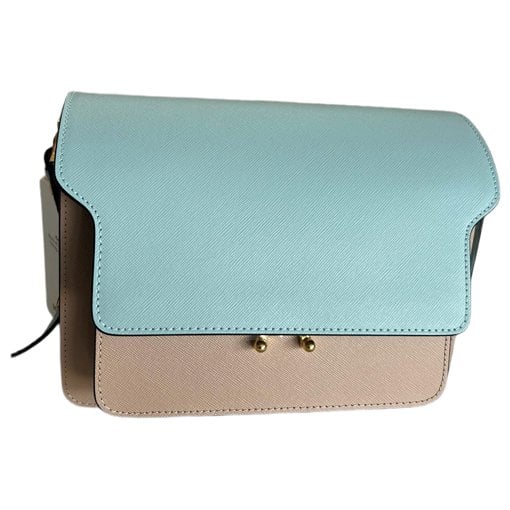 Marni Trunk leather crossbody bag
