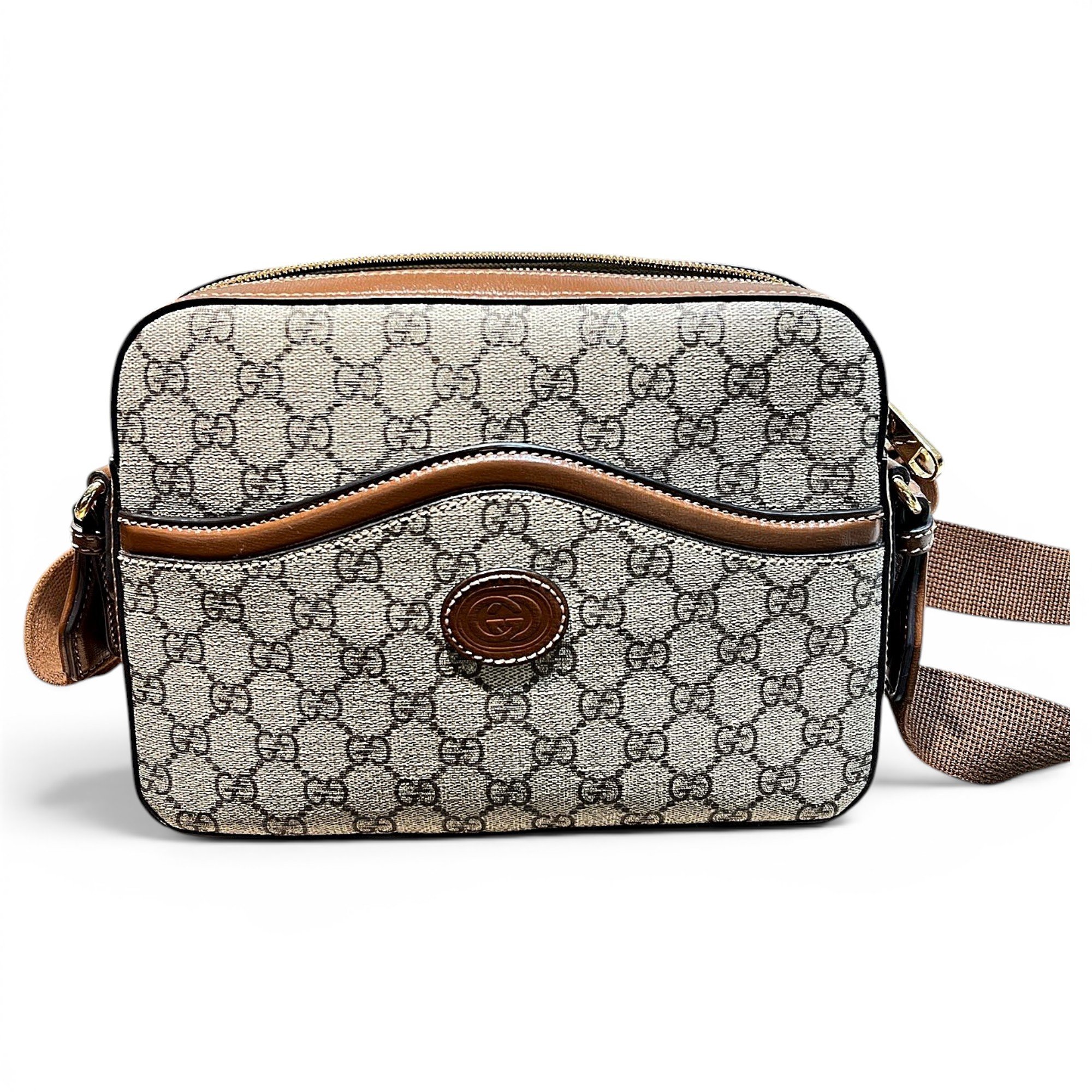 Ophidia GG Supreme leather handbag