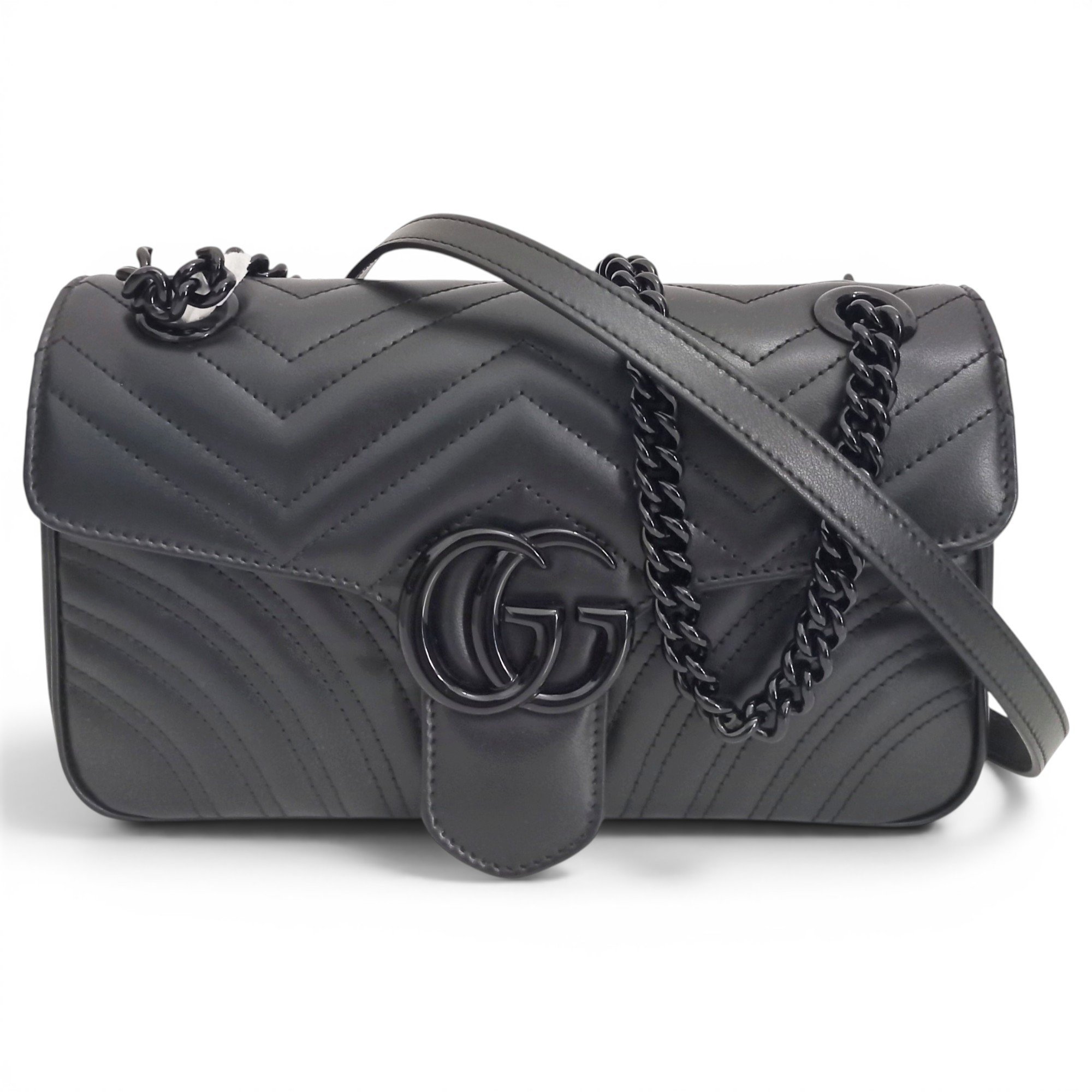 GG Marmont Flap leather crossbody bag