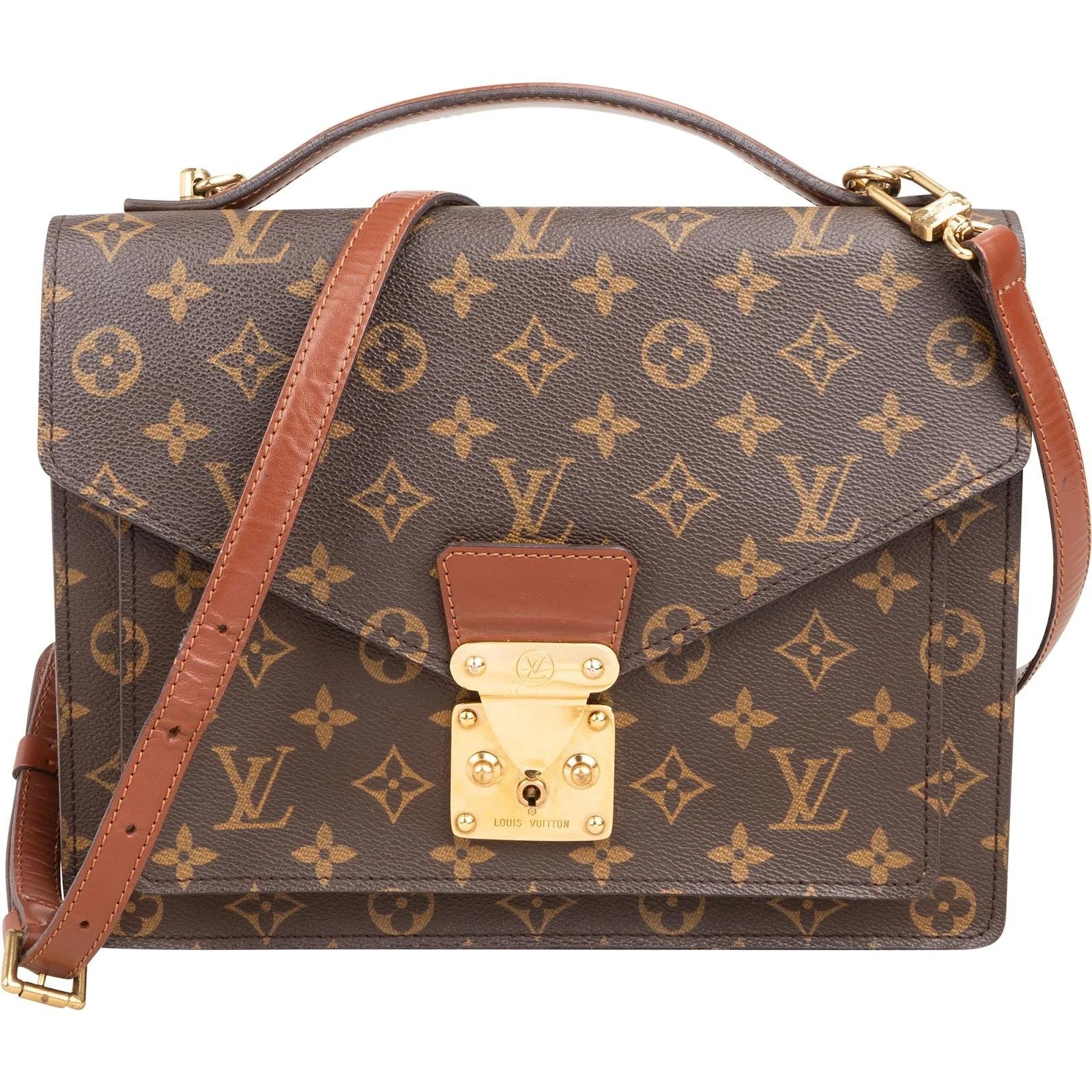 Louis Vuitton Monceau leather handbag