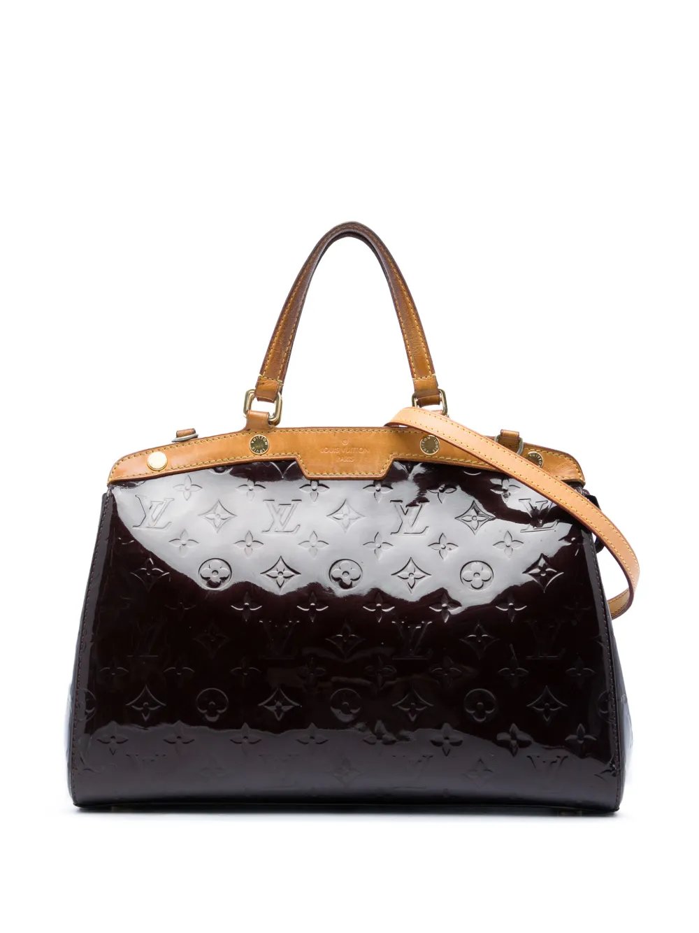 2012 Monogram Vernis Brea MM satchel